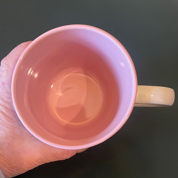 FRIENDS Central Perk Mug - Pink Interior with White Exterior - Picture 2 of 3